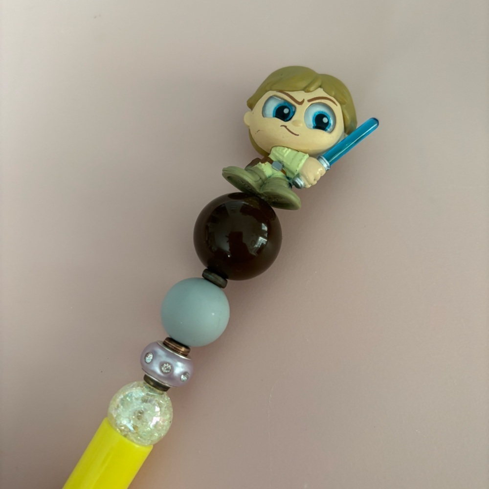 Disney Doorables: Star Wars: Luke Skywalker handmade beaded pen